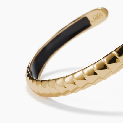 The A Embossed Cuff